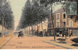 91.n°59513.vitry Chatillon.route De Paris à Fontainebleau.carte Toilé - Viry-Châtillon