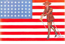 Illustrateur.n°58133.sager . Drapeau.amerique.soldat.wellcome Sont Les Meilleurs - Sager, Xavier