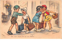 Illustrateur.n°58103.BOURET Enfants.enfants.retour.joie - Bouret, Germaine