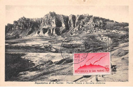 Saint Marin.n°57734. Monte Titano E Ferrovia Eletrica.carte Maximum - Saint-Marin