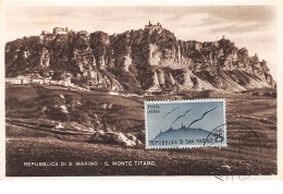 Saint Marin.n°57733.il Monte Titano.carte Maximum - Saint-Marin