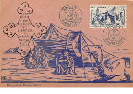 Mauritanie.n°57948.maurive Blanc.foire Exposition.carte Maximum - Mauritania