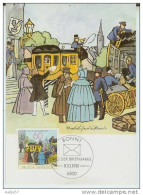 Deutschland FDC Max Card 1981 - Treni