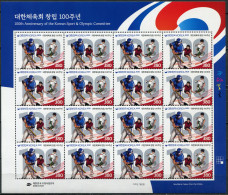 SOUTH KOREA - 2020 - MINIATURE SHEET MNH ** - Korean Sport And Olympic Committee - Korea (Süd-)