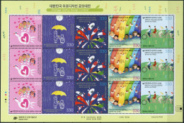 SOUTH KOREA - 2018 - MINIATURE SHEET MNH ** - Multicultural Korea - Corea Del Sud