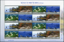 SOUTH KOREA - 2015 - MINIATURE SHEET MNH ** - Must-visit Tourist Destinations - Corea Del Sud