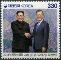 SOUTH KOREA - 2018 - STAMP MNH ** - Inter-Korean Summit 2018 - Corée Du Sud