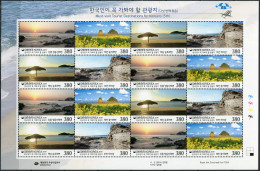 SOUTH KOREA - 2019 -  SHEET MNH ** - Beaches - Korea (Süd-)