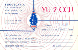Yugoslavia Radio Amateur QSL Post Card Y03CD YU2CCU - Radio Amateur