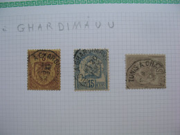 Lot Ambulant Convoyeur Oblitération De Tunisie : Tunis à Gahardimaou - Used Stamps