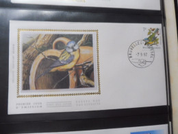 Belgique Belgie  Fdc  Soie  Fdc Z/s 2261 Oblitéré Gestempelt Bruxelles Buzin 1987 - 1981-1990