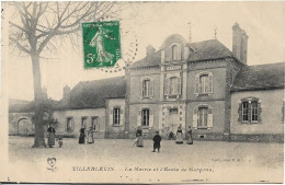 VILLEBLEVIN La Mairie Et L' école De Garçons - Villeblevin