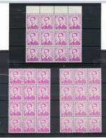 ROI BAUDOUIN  ** / MNH  3 Fr Bloc De 12 Avec 3 Nuances  à  7,87 AVEC PL N°3 - Ungebraucht