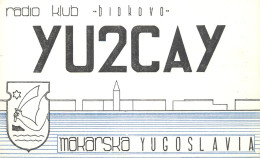 Yugoslavia Radio Amateur QSL Post Card Y03CD YU2CAY - Radio Amateur