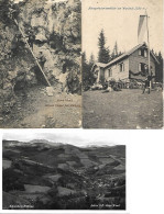 1912/40 - HOHE WAND  Vandeck Edlitz  , 3 Stk.   Gute Zustand,  4 Scan - Wiener Neustadt