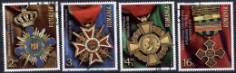 Romania, 2018, USED,             World War I Medals And Decorations,  Mi. Nr. 7373-76 - Oblitérés