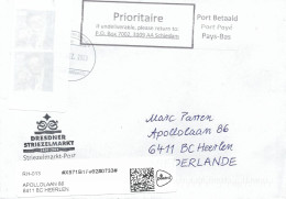Deutschland Germany 2023 Dresden Striezelmarkt Christmas Kanguru Private Operator PostNL Return Address Cover - Privées & Locales