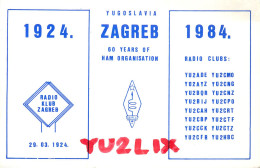 Yugoslavia Radio Amateur QSL Post Card Y03CD YU2LIX - Amateurfunk