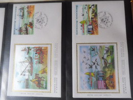 Belgique Belgie  Fdc  Soie  Fdc Z/s 2273/2276 Oblitéré Gestempelt Nieuwpoort La Mer De Zee 1988 - 1981-1990