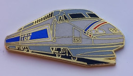 N86 Pin's SNCF TGV Gris Et Bleu Clair  Qualité EGF Achat Immédiat - TGV