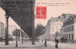 Paris -  Metro Aerien - Boulevard De La Gare - Raffinerie Say -   CPA °J - Arrondissement: 13