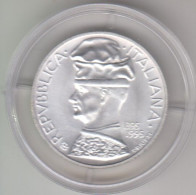 Repubblica Italiana, Moneta Argento Da Lire 5000 Anno 1995 - VI° Centenario Nascita Del Pisanello - FDC Gr. 18 - Conmemorativas