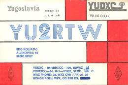 Yugoslavia Radio Amateur QSL Post Card Y03CD YU2RTW - Amateurfunk