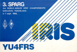 Yugoslavia Radio Amateur QSL Post Card Y03CD YU4FRS - Amateurfunk