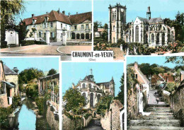 60 - Chaumont En Vexin - Multivues - Mention Photographie Véritable - Carte Dentelée - CPSM Grand Format - Voir Scans Re - Chaumont En Vexin