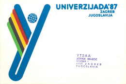 Yugoslavia Radio Amateur QSL Post Card Y03CD YT2AA - Amateurfunk