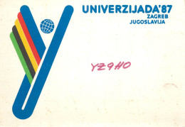 Yugoslavia Radio Amateur QSL Post Card Y03CD YZ9HO - Radio Amateur