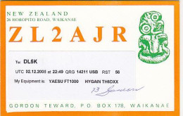 AK 212269 QSL - New Zealand - Waikanae - Amateurfunk