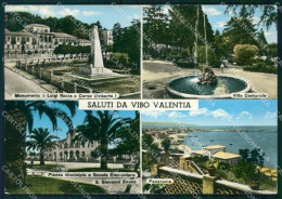 Vibo Valentia Città Saluti Da Foto FG Cartolina KF1936 - Vibo Valentia