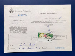 España Spain 1999, ATM 100 AÑOS RC TENIS BARCELONA, DOCUMENTO POSTAL FRANQUEO INSUFICIENTE 10 PTS, EPELSA, RARO!!! - Machine Labels [ATM]