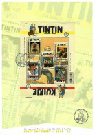 BELGIUM 2016 ADVENTURES OF TINTIN LIMITED ADDITION FIRST DAY SHEET CANCELED RARE KNOWN ONLY 500 PCS - Cartas & Documentos