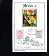 België - 1630 + 1629 Belgica 72  Souvenir Kaart                        - Brieven En Documenten