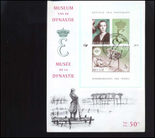 België  BL41 - Souvenir  Koningin/Reine Elisabeth                                     - Covers & Documents