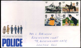 Great-Britain - FDC - Police - 1971-1980 Decimal Issues