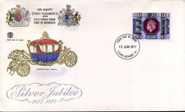 Groot-Brittannië - FDC - Silver Jubilee - 1971-1980 Em. Décimales
