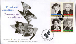 Canada - FDC - Prominent Canadians - 1991-2000