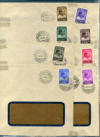 België - 438/45 Op Enveloppen - Briefe U. Dokumente