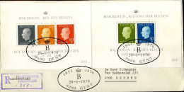 BL50 + BL51 Op Aangetekende Brief, Speciale Afstempeling Gent - Covers & Documents