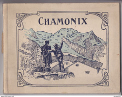 Fixe Chamonix Mont-Blanc Rare Grand Format L Fauraz Annemasse 18 Feuillets Format 18.7 Par 24 Cm - Géographie