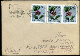 Polen - Cover To Amsterdam, Holland - Lettres & Documents