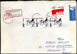 Polen - Cover To Amsterdam, Holland - Briefe U. Dokumente