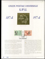 België - Gouden Blad 1729/30 - Union Postale Universelle - Brieven En Documenten