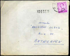 België - 1067 Op Brief Naar Antwerpen - Briefe U. Dokumente