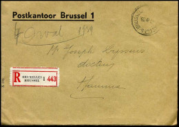 België - Aangetekende Brief Naar Hamme - Storia Postale