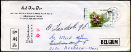 Taiwan - Cover To Beveren, Belgium - Covers & Documents