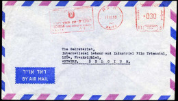 Israel - Cover To Antwerp, Belgium - Brieven En Documenten